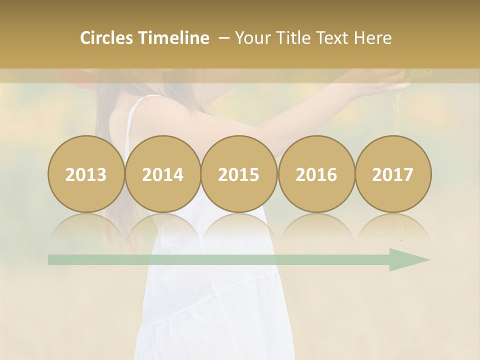 Wellness Girl Crop PowerPoint Template