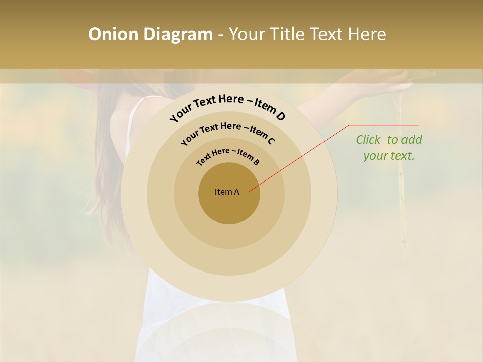 Wellness Girl Crop PowerPoint Template