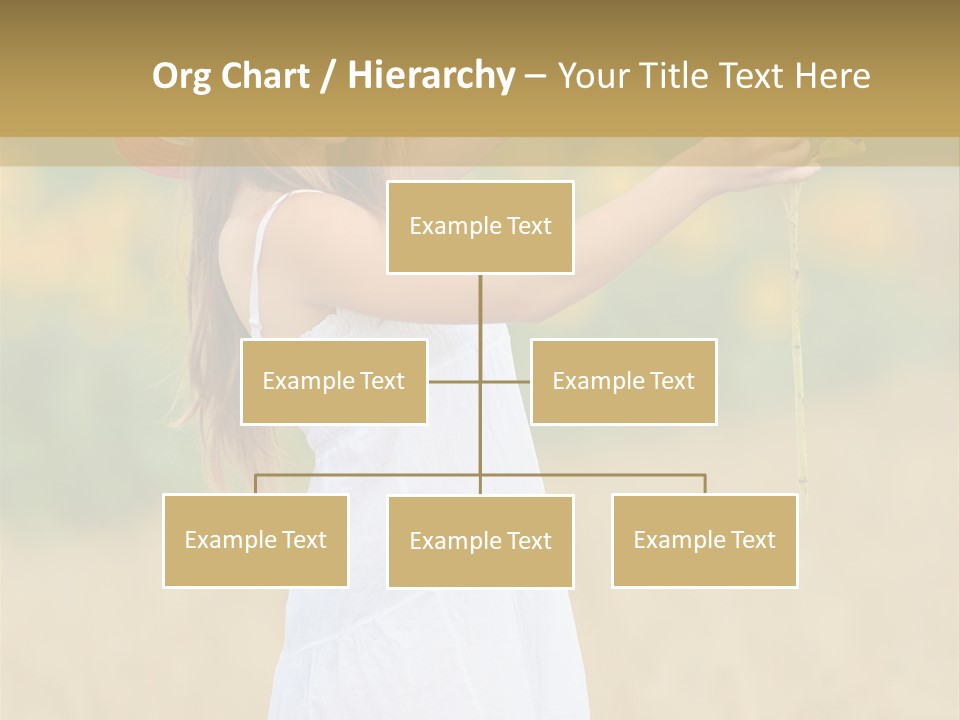 Wellness Girl Crop PowerPoint Template