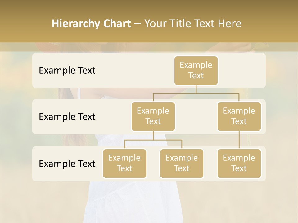 Wellness Girl Crop PowerPoint Template