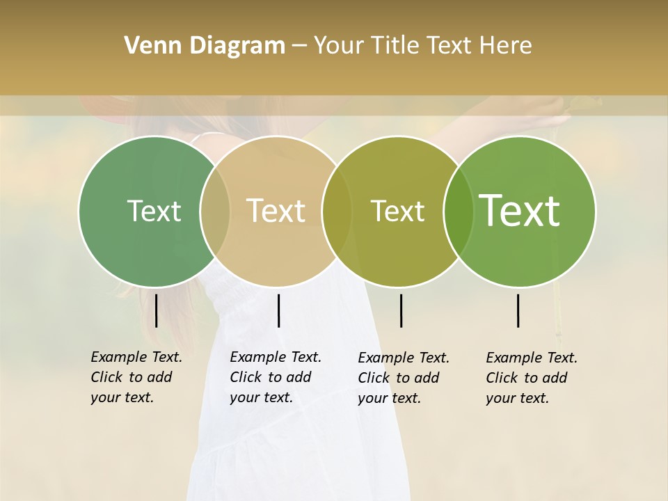 Wellness Girl Crop PowerPoint Template