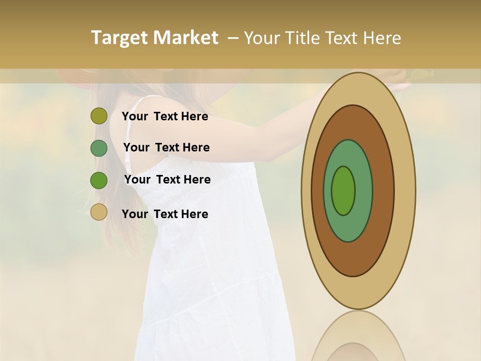 Wellness Girl Crop PowerPoint Template