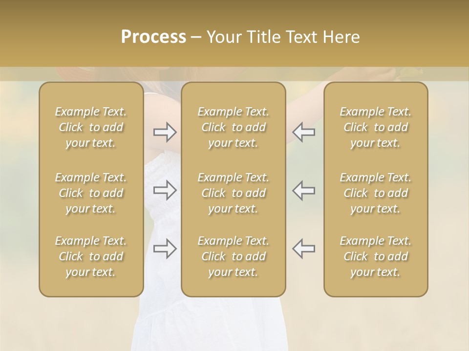 Wellness Girl Crop PowerPoint Template