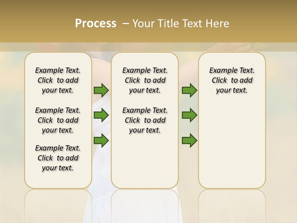 Wellness Girl Crop PowerPoint Template