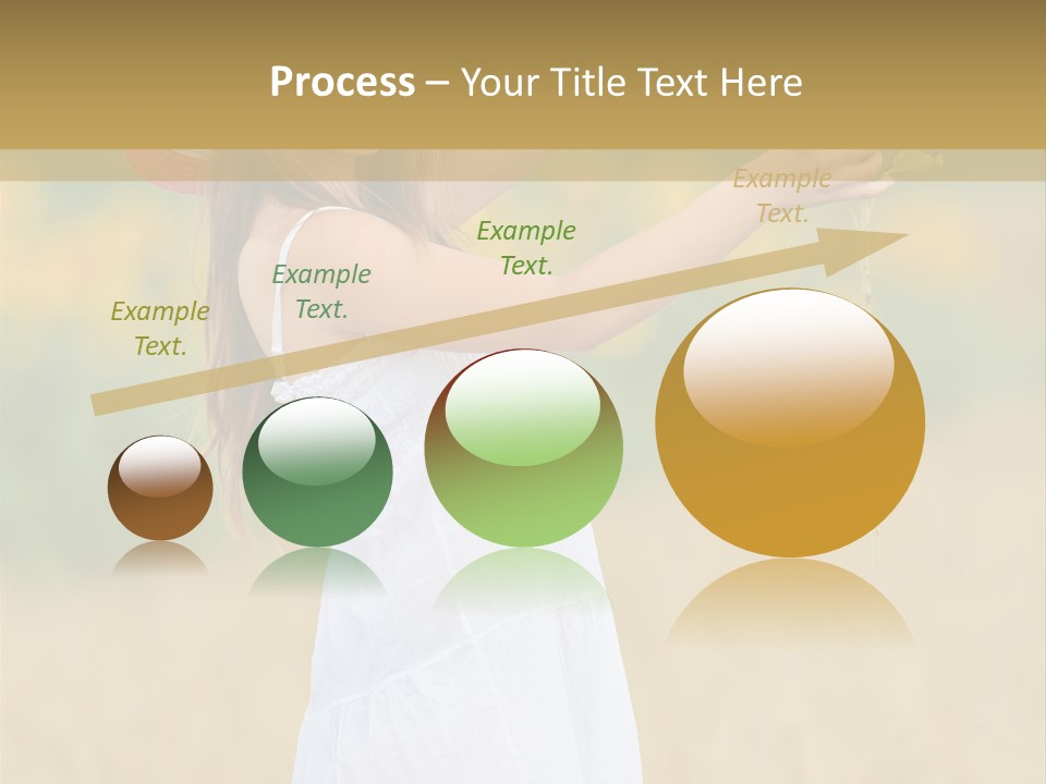 Wellness Girl Crop PowerPoint Template