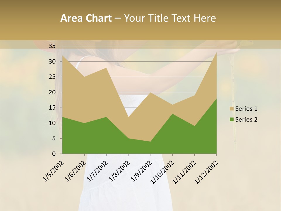 Wellness Girl Crop PowerPoint Template