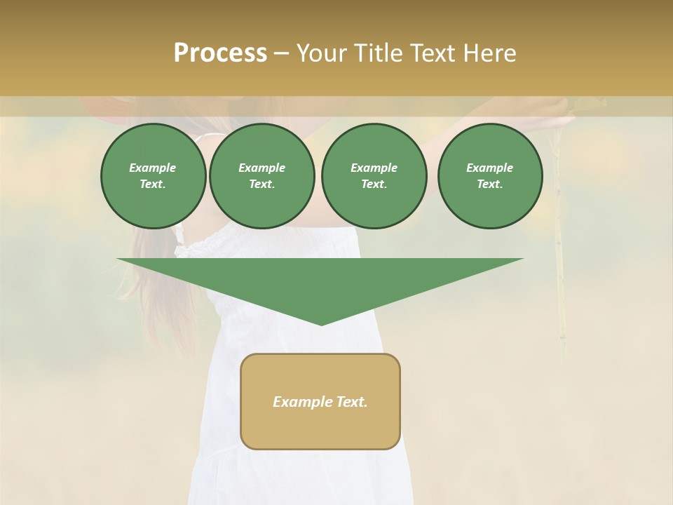 Wellness Girl Crop PowerPoint Template