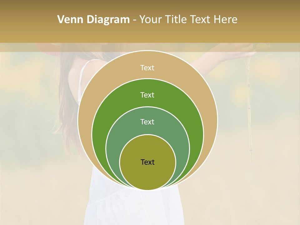 Wellness Girl Crop PowerPoint Template