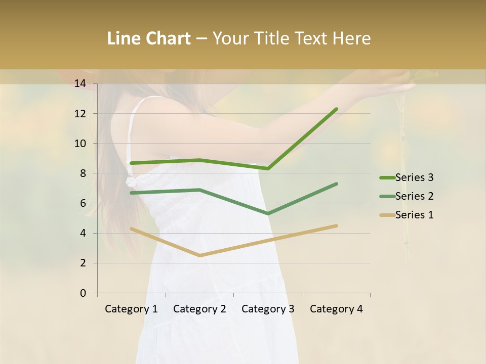 Wellness Girl Crop PowerPoint Template