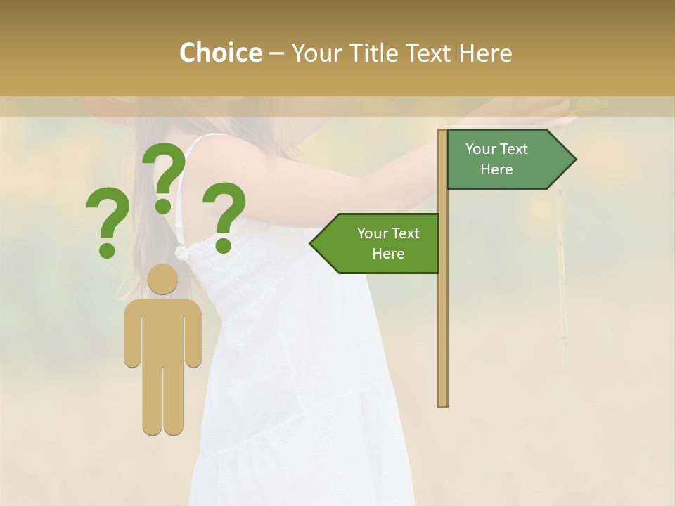 Wellness Girl Crop PowerPoint Template