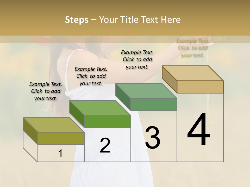 Wellness Girl Crop PowerPoint Template