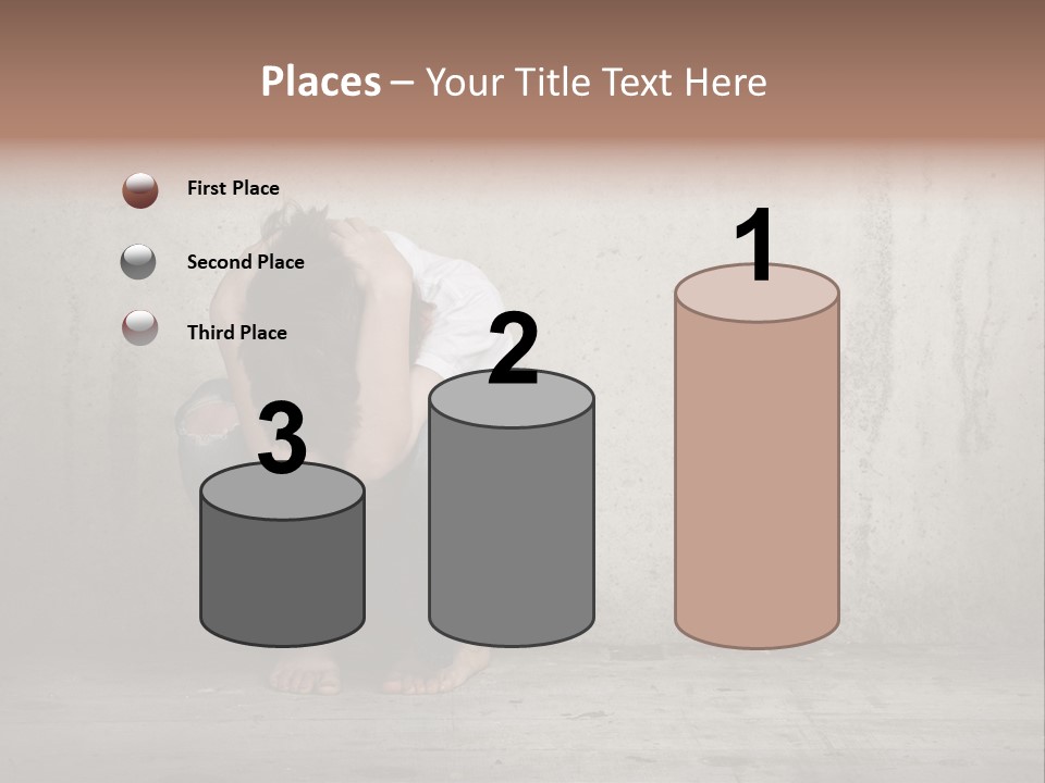 Alone Hole Abused PowerPoint Template