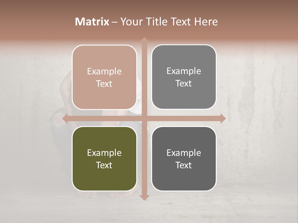 Alone Hole Abused PowerPoint Template