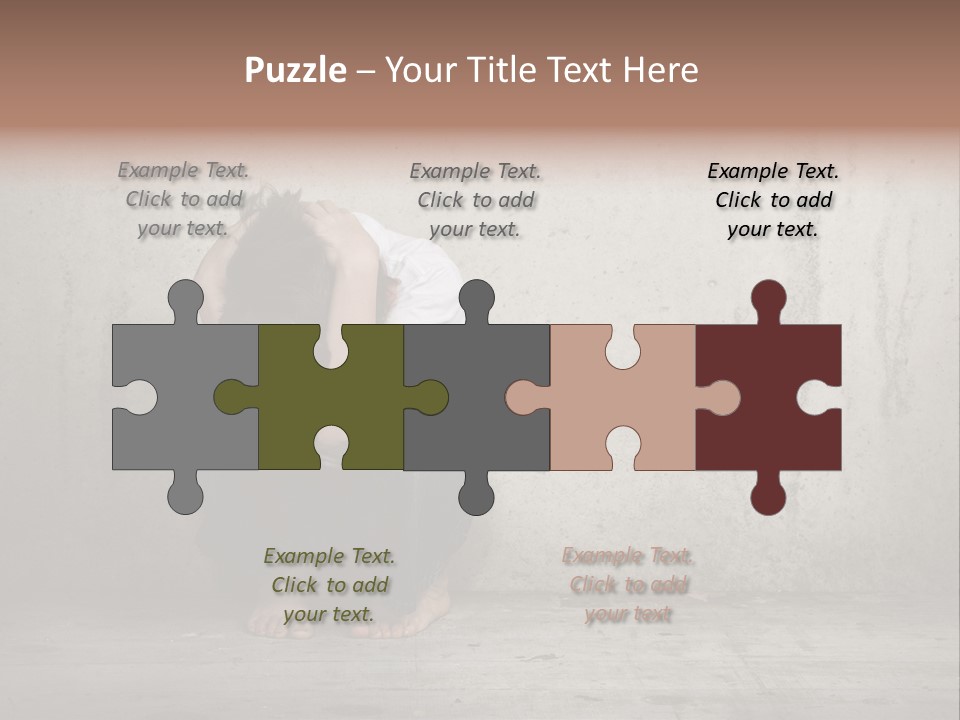 Alone Hole Abused PowerPoint Template