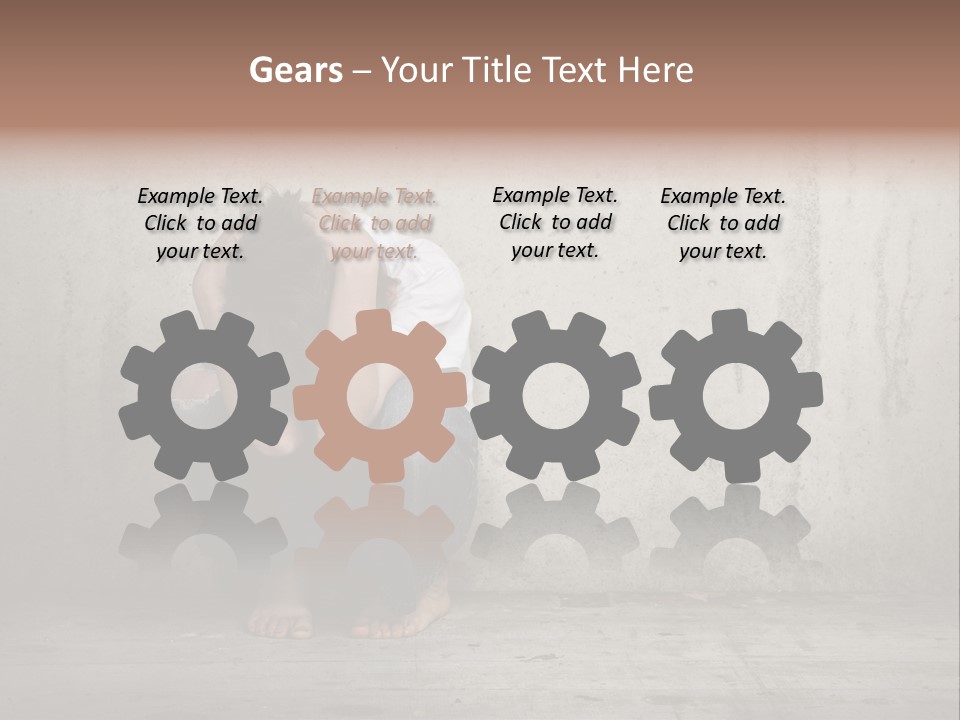 Alone Hole Abused PowerPoint Template