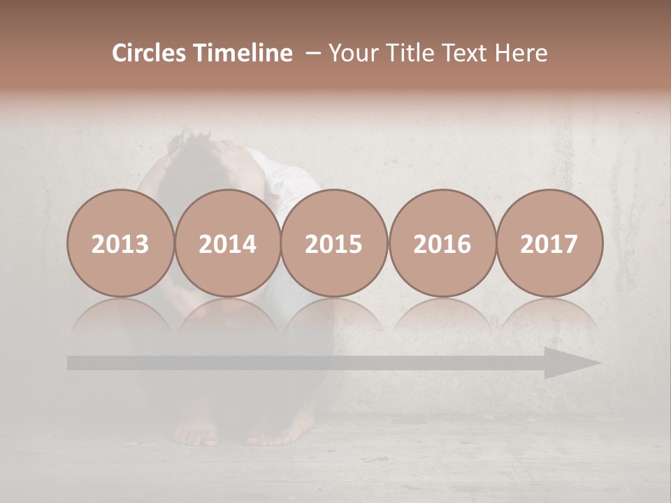 Alone Hole Abused PowerPoint Template