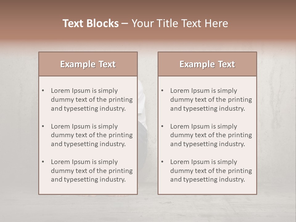 Alone Hole Abused PowerPoint Template