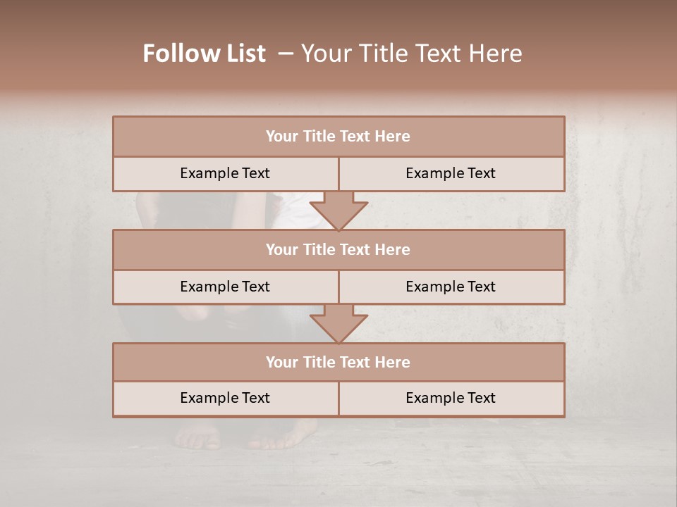 Alone Hole Abused PowerPoint Template