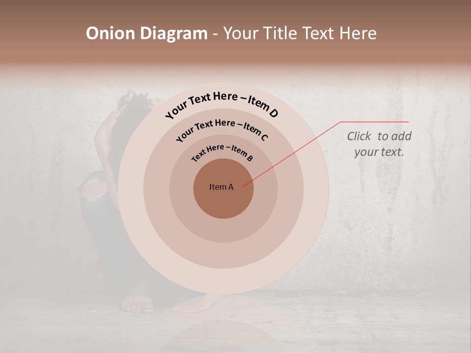 Alone Hole Abused PowerPoint Template