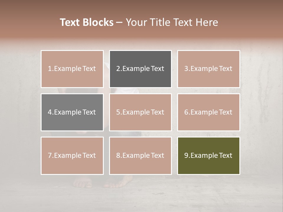Alone Hole Abused PowerPoint Template