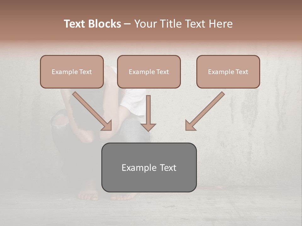 Alone Hole Abused PowerPoint Template