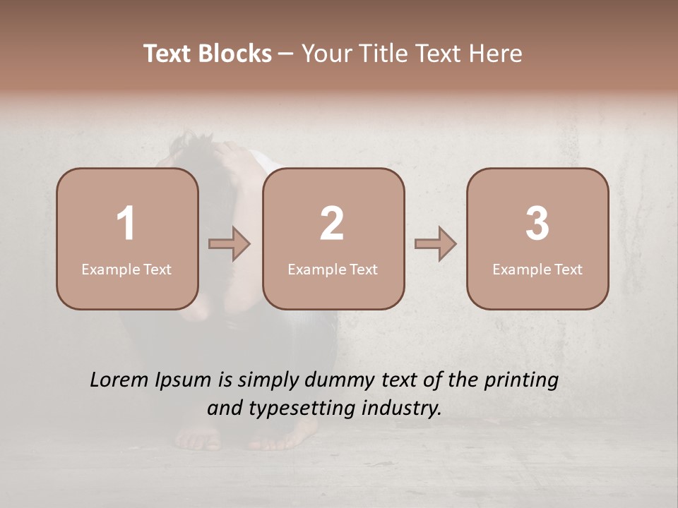 Alone Hole Abused PowerPoint Template