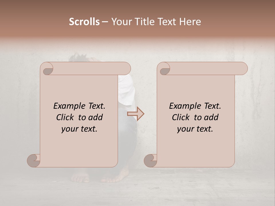 Alone Hole Abused PowerPoint Template