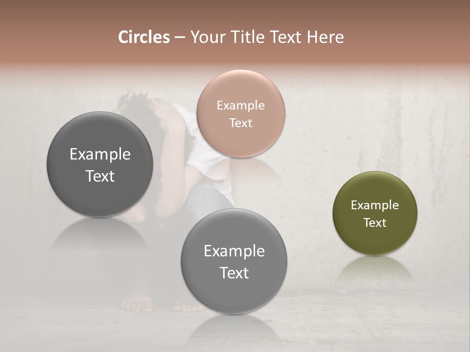 Alone Hole Abused PowerPoint Template