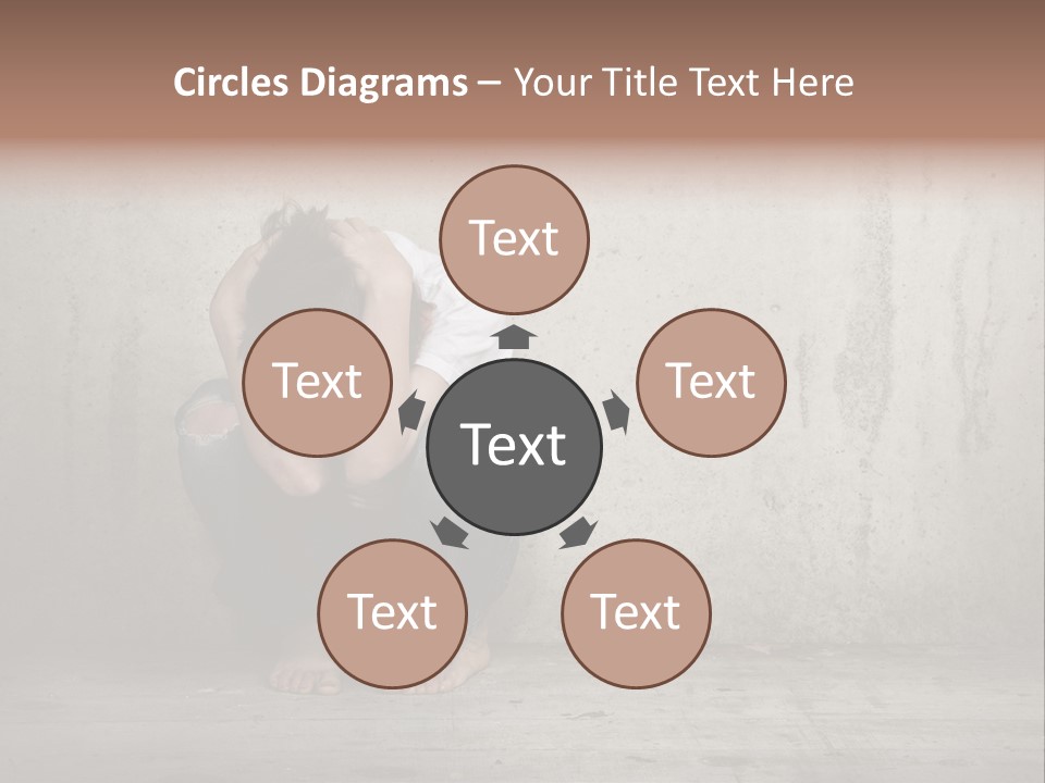 Alone Hole Abused PowerPoint Template