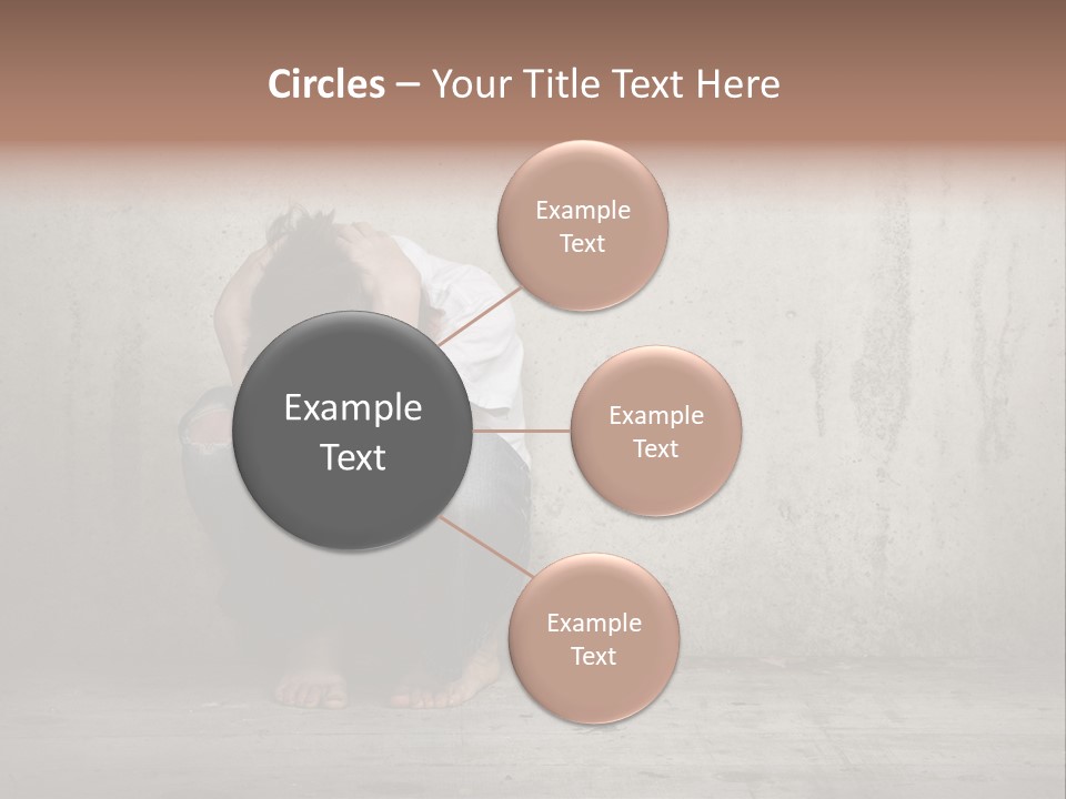 Alone Hole Abused PowerPoint Template