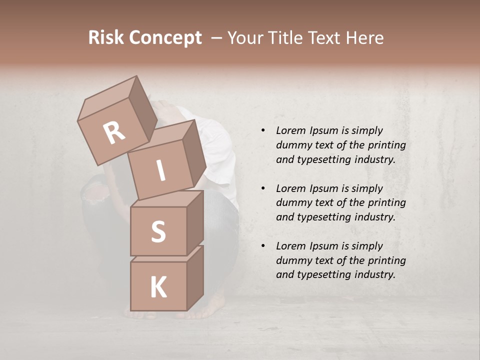 Alone Hole Abused PowerPoint Template