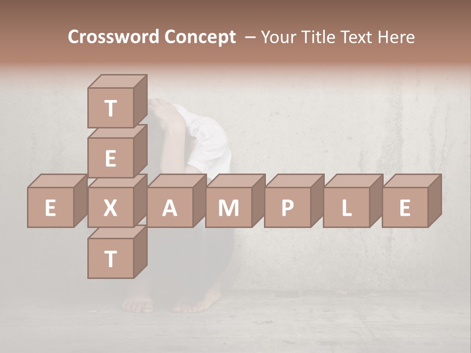 Alone Hole Abused PowerPoint Template