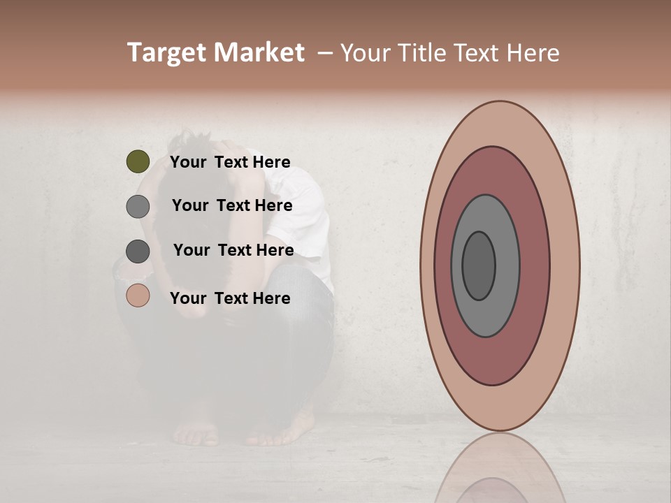 Alone Hole Abused PowerPoint Template