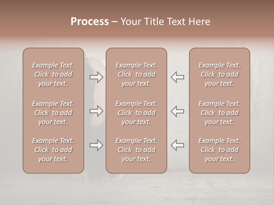Alone Hole Abused PowerPoint Template