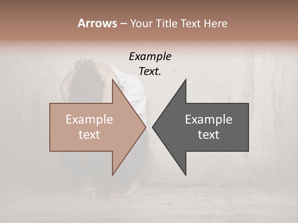 Alone Hole Abused PowerPoint Template