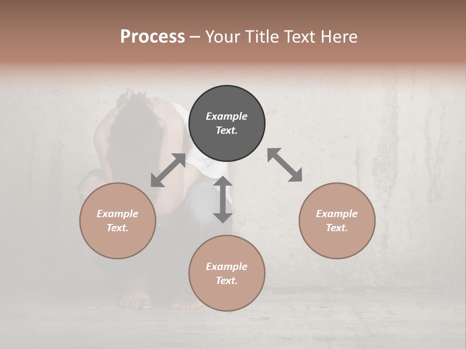 Alone Hole Abused PowerPoint Template