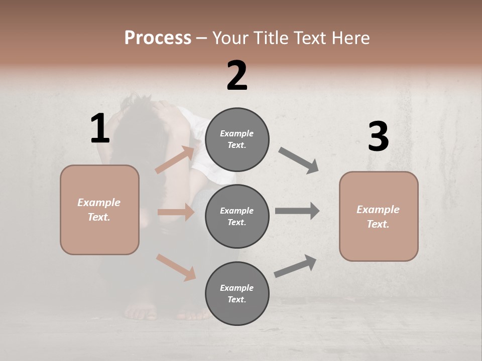 Alone Hole Abused PowerPoint Template