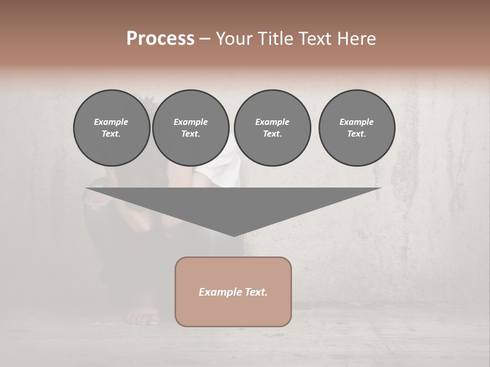 Alone Hole Abused PowerPoint Template