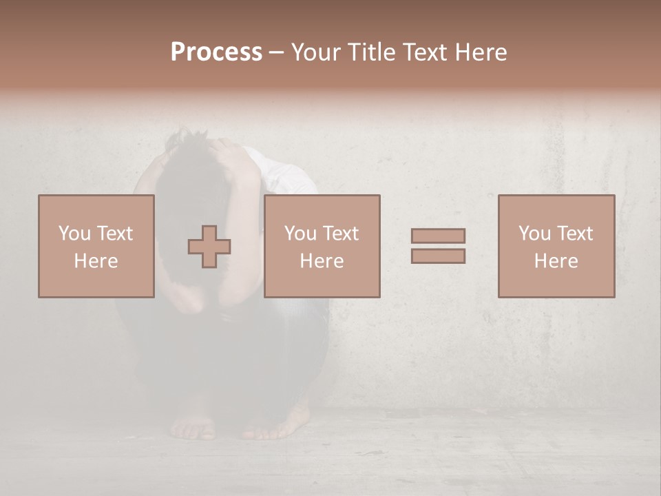 Alone Hole Abused PowerPoint Template