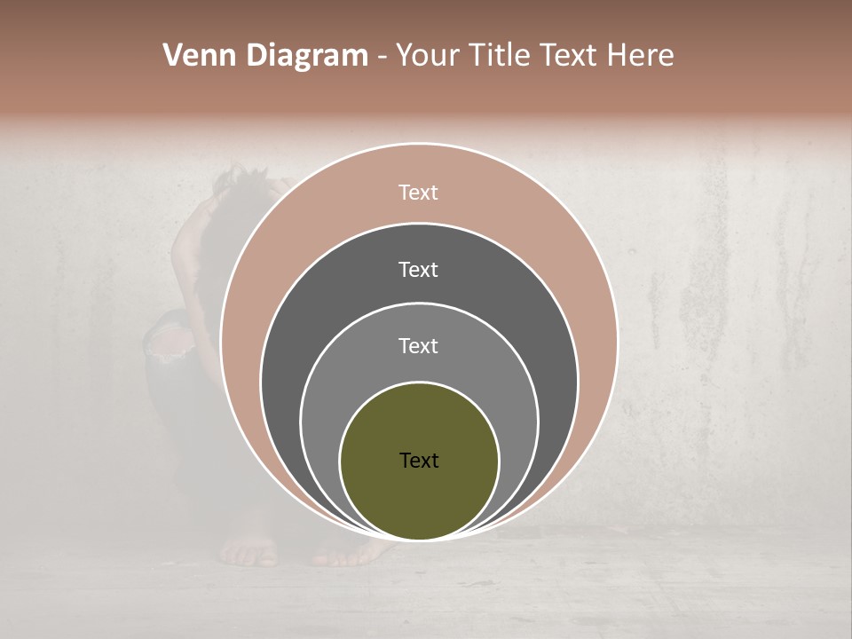Alone Hole Abused PowerPoint Template