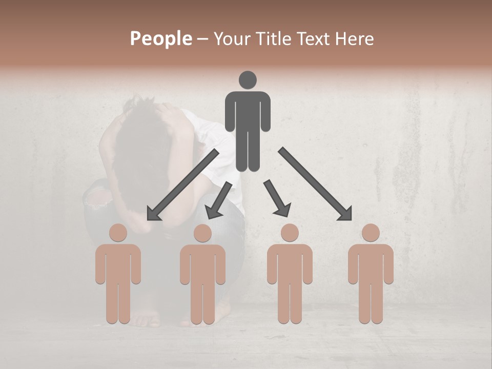 Alone Hole Abused PowerPoint Template