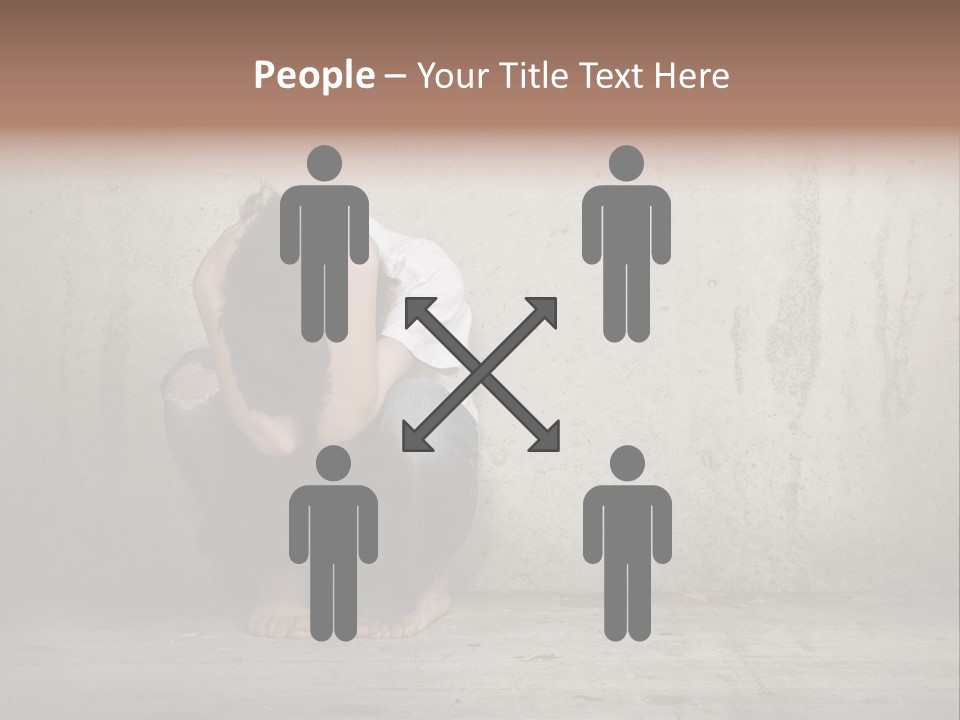 Alone Hole Abused PowerPoint Template