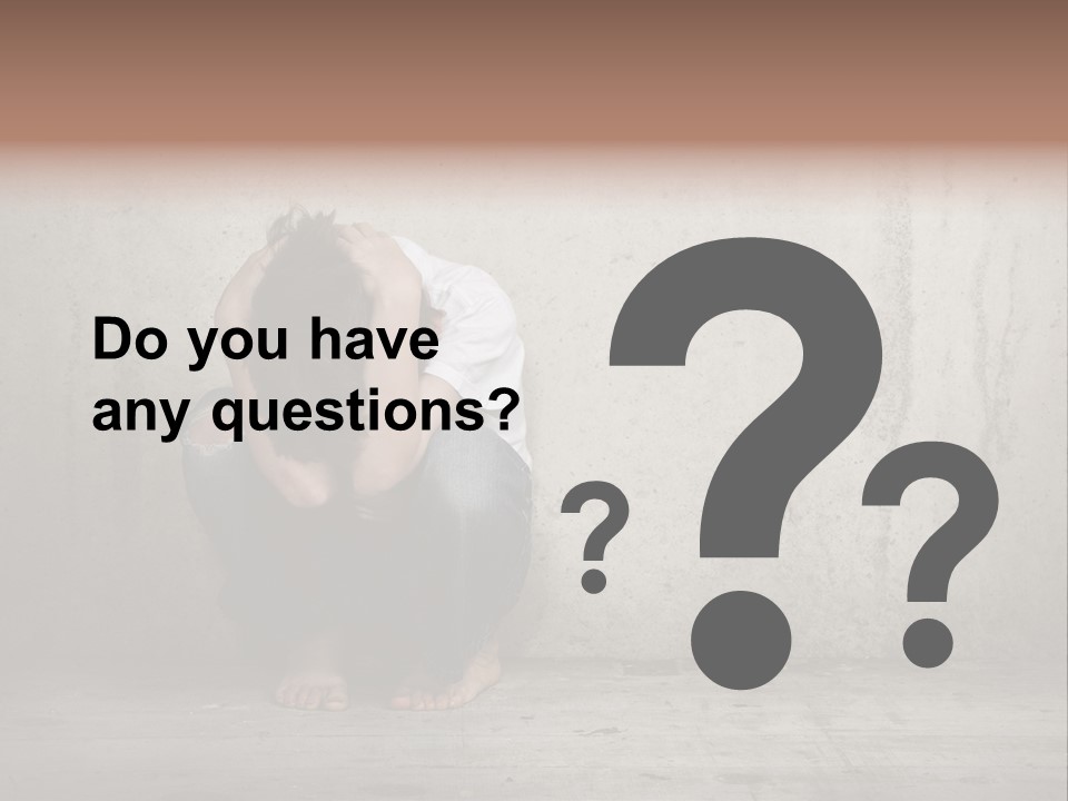 Alone Hole Abused PowerPoint Template