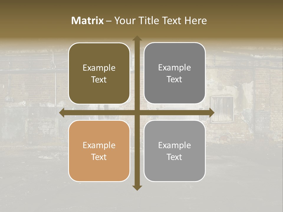 Vandalism Empty Destruction PowerPoint Template