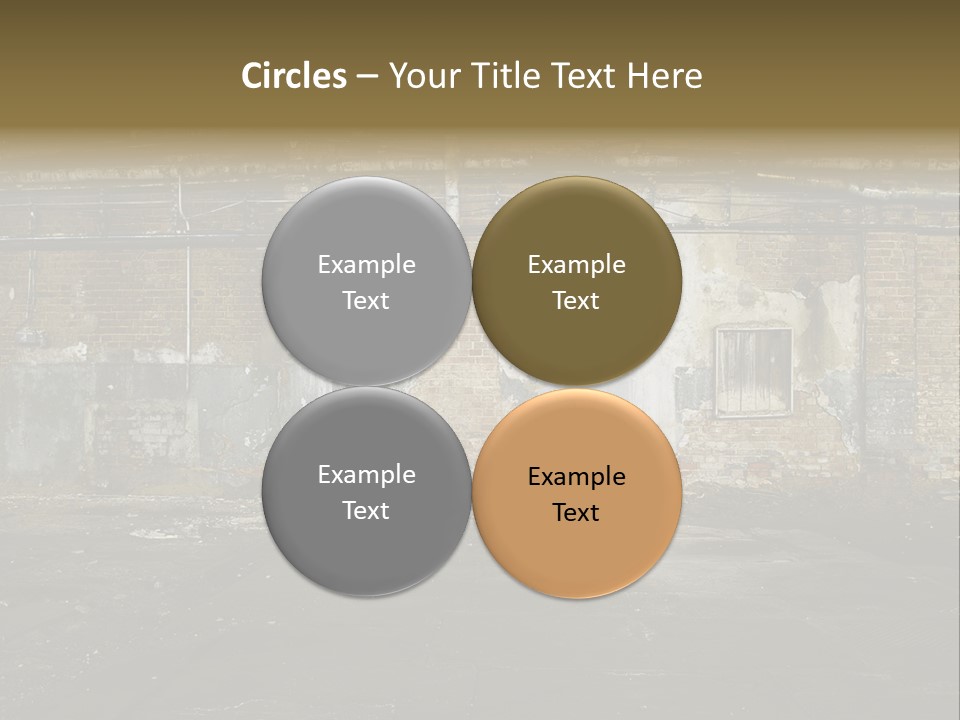 Vandalism Empty Destruction PowerPoint Template