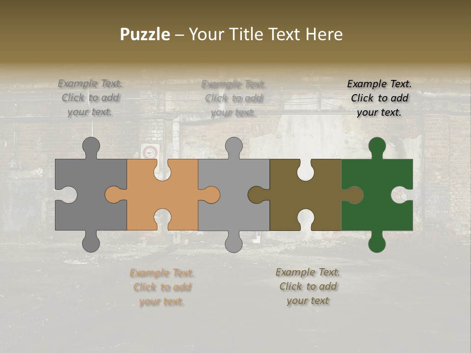 Vandalism Empty Destruction PowerPoint Template