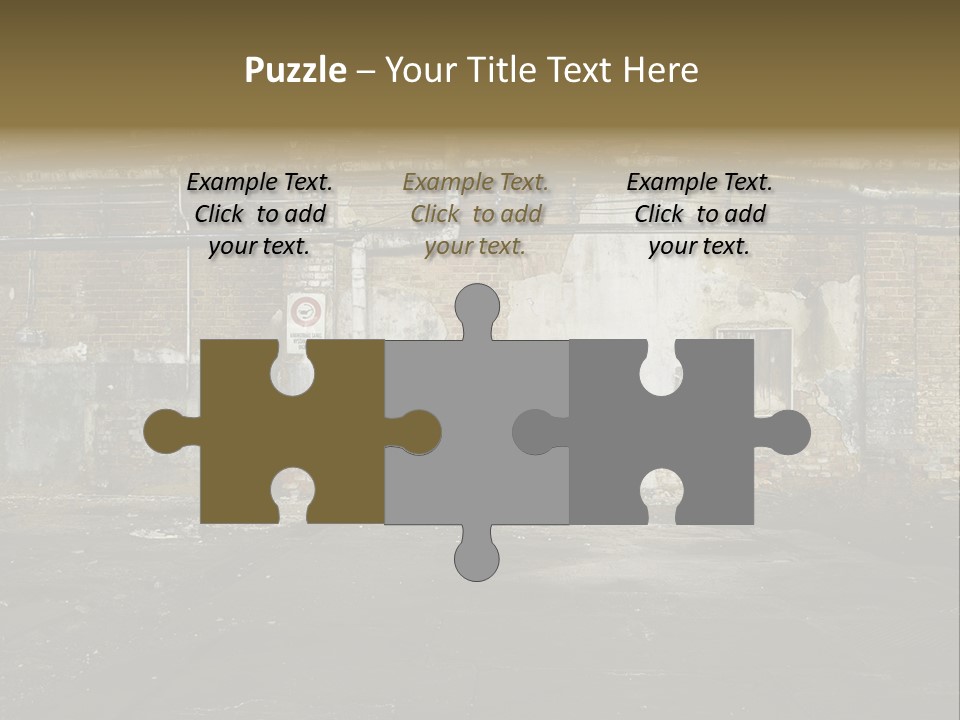 Vandalism Empty Destruction PowerPoint Template