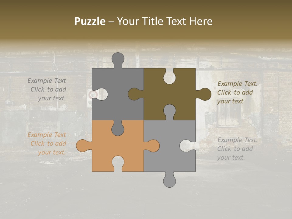 Vandalism Empty Destruction PowerPoint Template