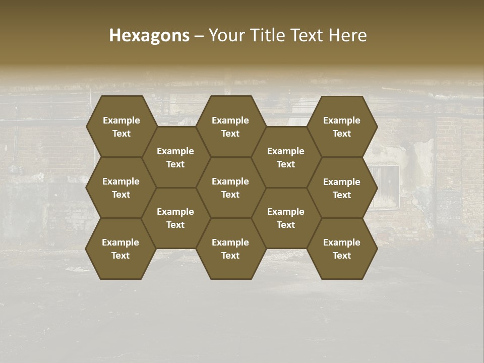 Vandalism Empty Destruction PowerPoint Template