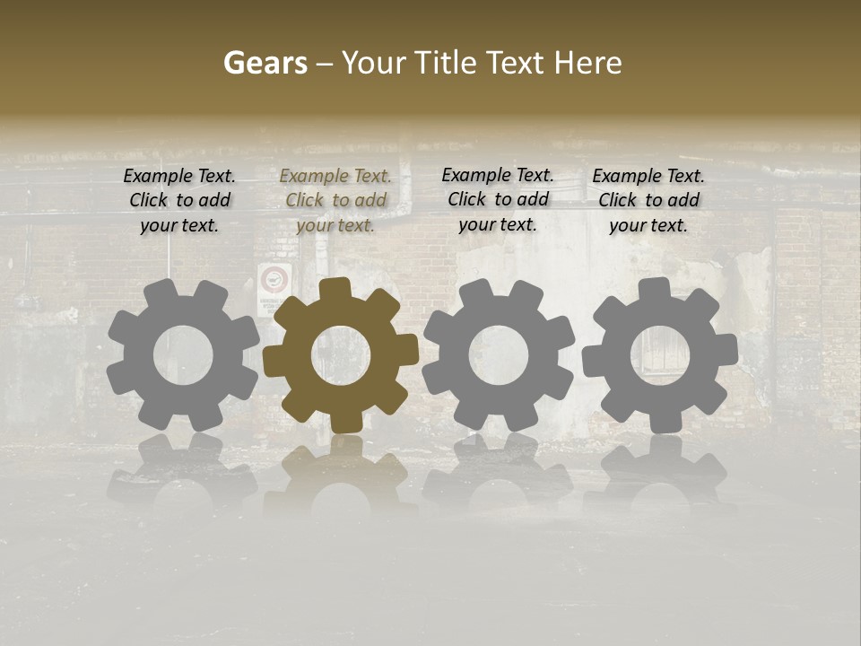 Vandalism Empty Destruction PowerPoint Template